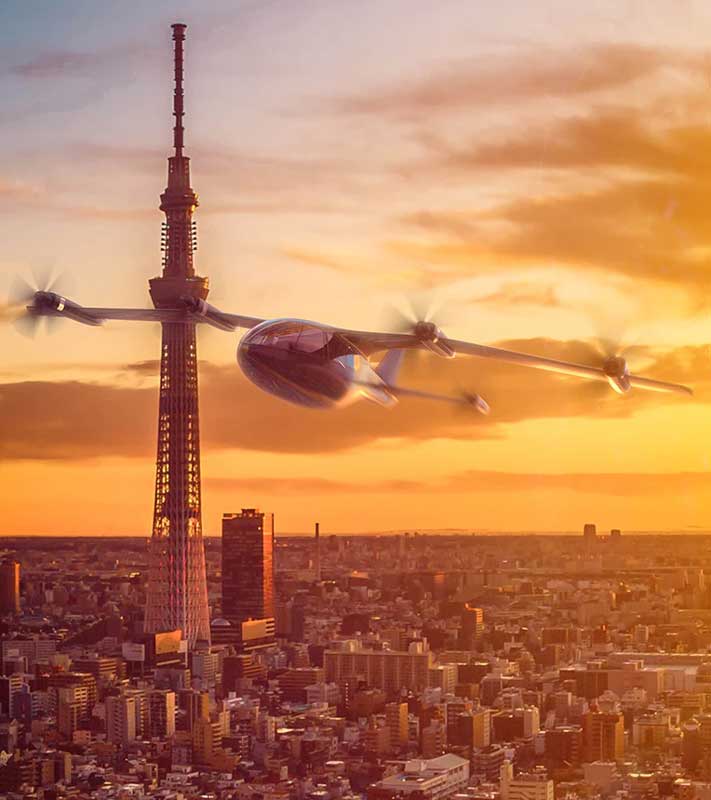 Amura,AmuraWorld,AmuraYachts, Japón podría encabezar los vuelos de eVTOL en la región Asia-Pacífico.