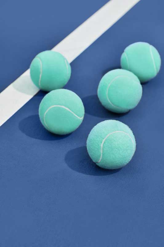 Amura,AmuraWorld,AmuraYachts, Las famosas pelotas de tenis Tiffany Blue estarán en exhibición.