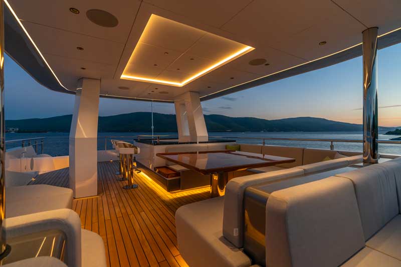 Amura,AmuraWorld,AmuraYachts, Unique Yacht Design puso el toque de lujo en la embarcación Kasif.