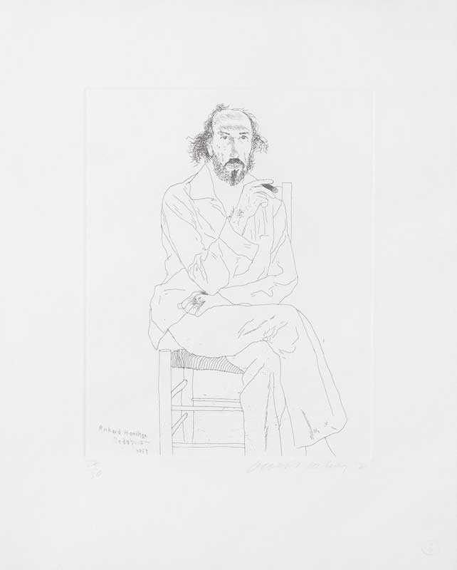Amura,AmuraWorld,AmuraYachts, <em><i>Retrato de Richard Hamilton, </i></em>1971<em><i>.</i></em>