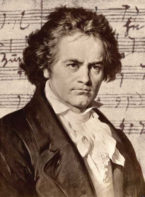 Ludwig van Beethoven , the classical composer who embodies all the passion of his native Germany.