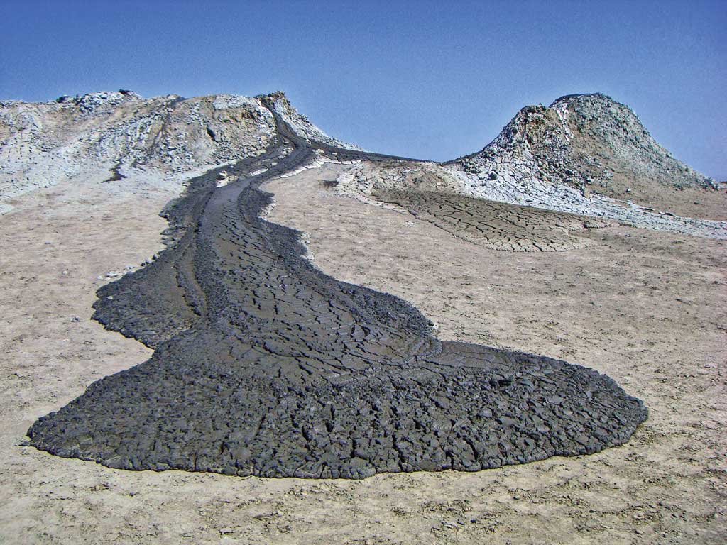 Volcanes de lodo, Parque Nacional de Gobustán.
