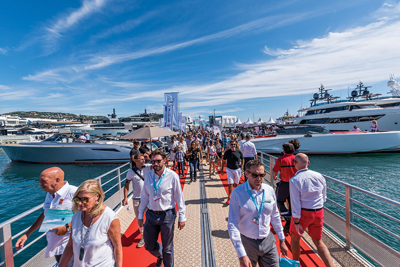 Amura,Stakeholders, buyers, major shipyards and specialists meet at both events 
each year.