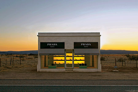10 years of Prada in the middle of the desert