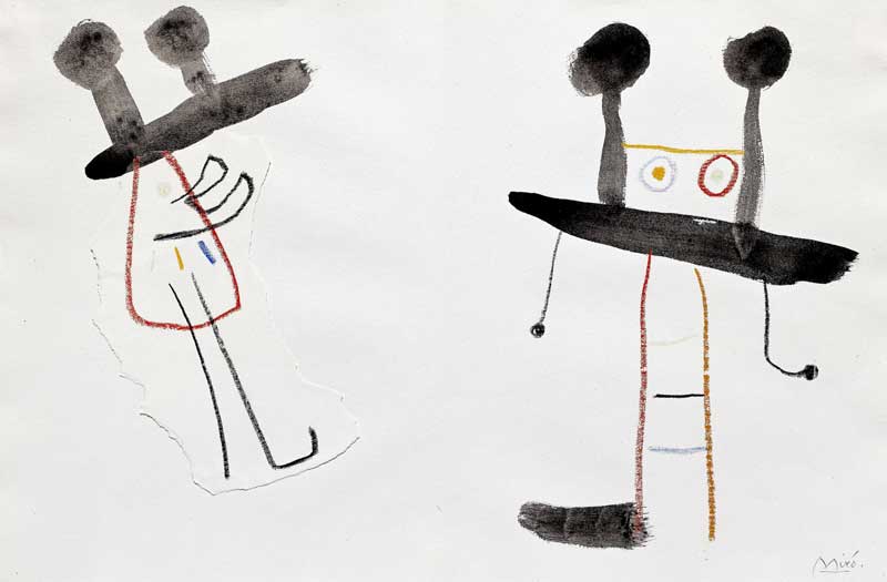Amura,AmuraWorld,AmuraYachts, Estudio para 'Ubu Roi'. Joan Miró. Estimación 35,000-50,000 libras.