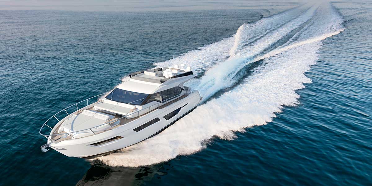 El lujo actual de Ferretti Yachts 580