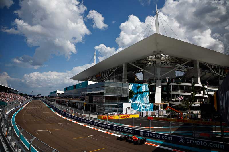 Amura,AmuraWorld,AmuraYachts, Espectacular resultó el recorrido del circuito callejero del Gran Premio de Miami de Fórmula 1.