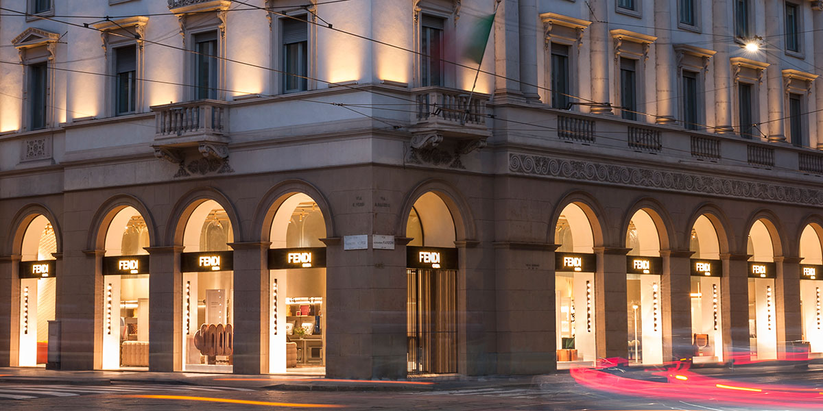 Fendi Casa inaugura su primera tienda insignia en Milán