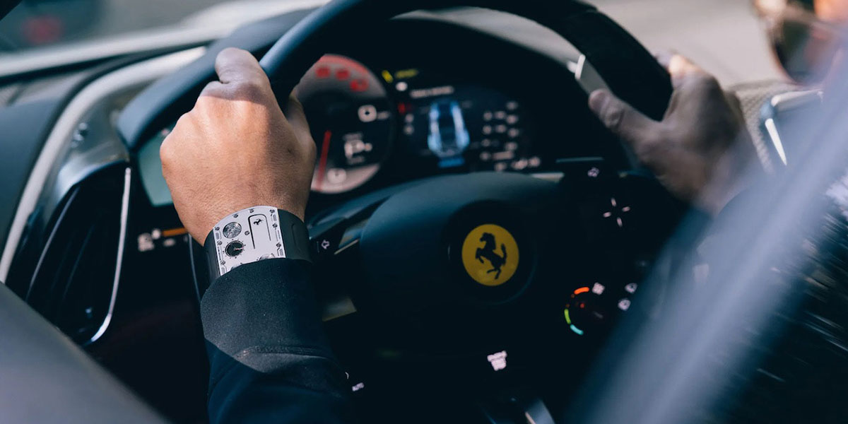 Ferrari y Richard Mille diseñaron el reloj más delgado del mundo
