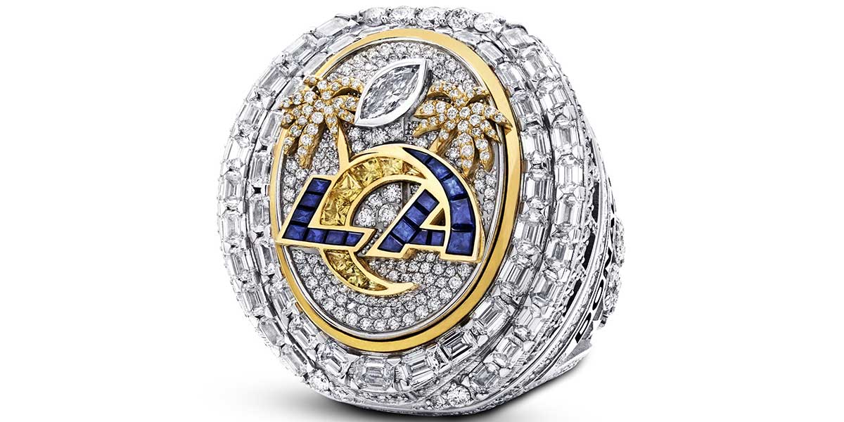 Rams presentan el anillo del Super Bowl LVI