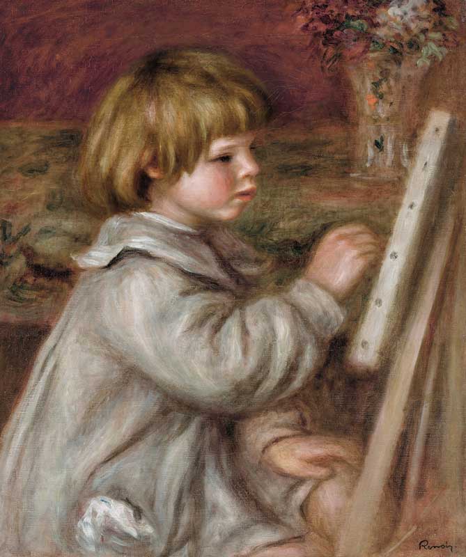 Amura,AmuraWorld,AmuraYachts, <em><i>Le petit peintre (Claude Renoir)</i></em>, (1907).