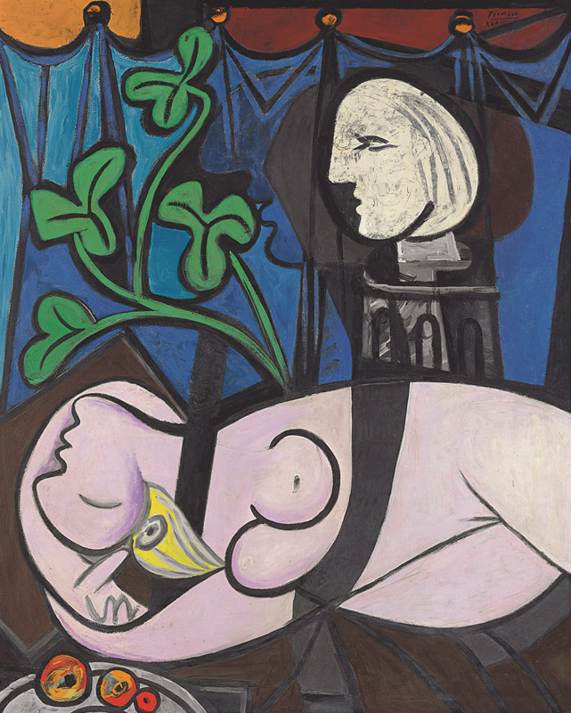 Amura,AmuraWorld,AmuraYachts, Pablo Picasso (1881-1973), <em><i>Desnudo, Hojas Verdes y Busto</i></em>, 1932. Vendido por 106’482,500 dólares.