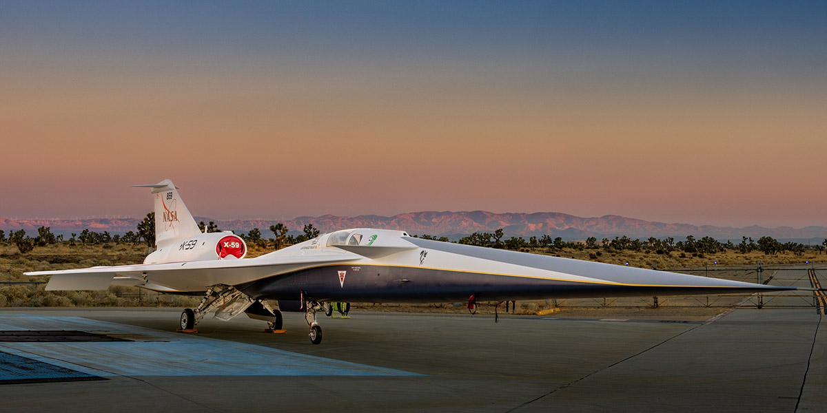 Lockheed Martin lanza el jet X-59