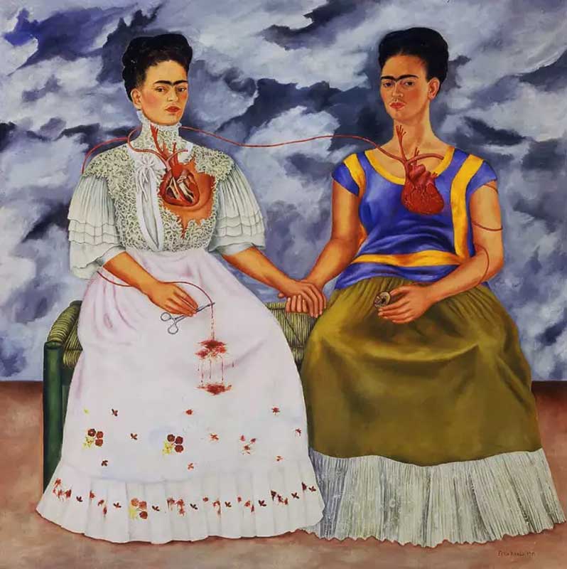 Amura,AmuraWorld,AmuraYachts, <em><i>Las Dos Fridas, </i></em>1939. Frida Kahlo.