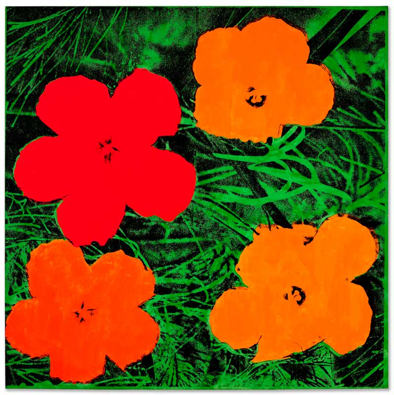 Amura,AmuraWorld,AmuraYachts, Andy Warhol (1928-1987), <em><i>Flores</i></em>, 1964. Vendido por 35’485,000 USD.