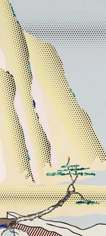 Amura,AmuraWorld,AmuraYachts, Roy Lichtenstein, <em><i>Acantilados amarillos (estudio)</i></em>, 1996