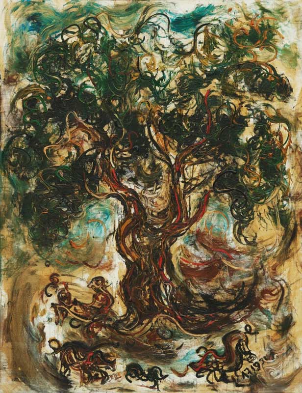 Amura,AmuraWorld,AmuraYachts, Affandi, <em>Baniano</em>, 1971.