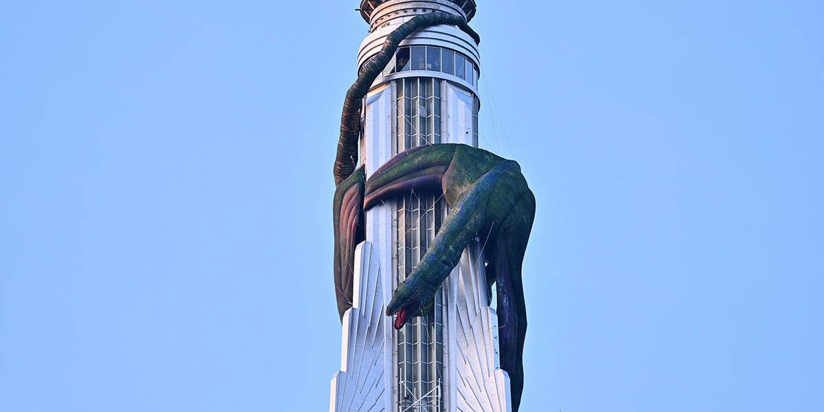 Vhagar se adueña del Empire State Building
