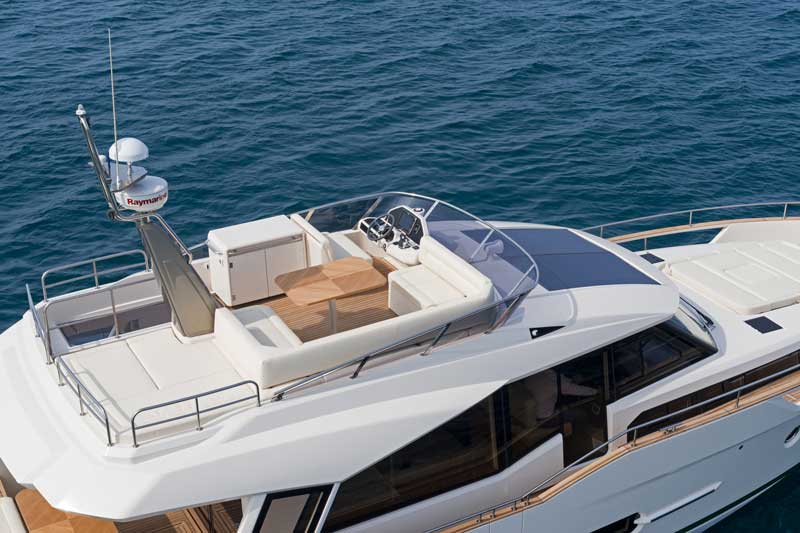 Amura,AmuraWorld,AmuraYachts, Greenline ofrece la opción del <em>flybridge </em>en el modelo Greenline 48.