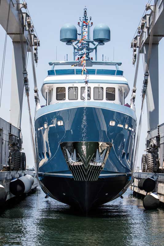 Amura,AmuraWorld,AmuraYachts, <em>Alexa</em> fue botado en el astillero de Cantiere delle Marche, en Ancona, Italia.