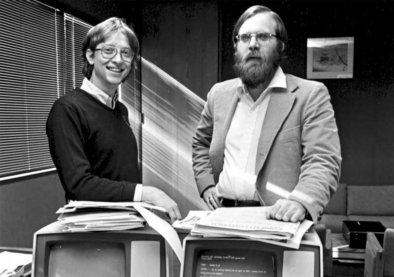 Amura,AmuraWorld,AmuraYachts, Bill Gates y Paul G. Allen en 1979.