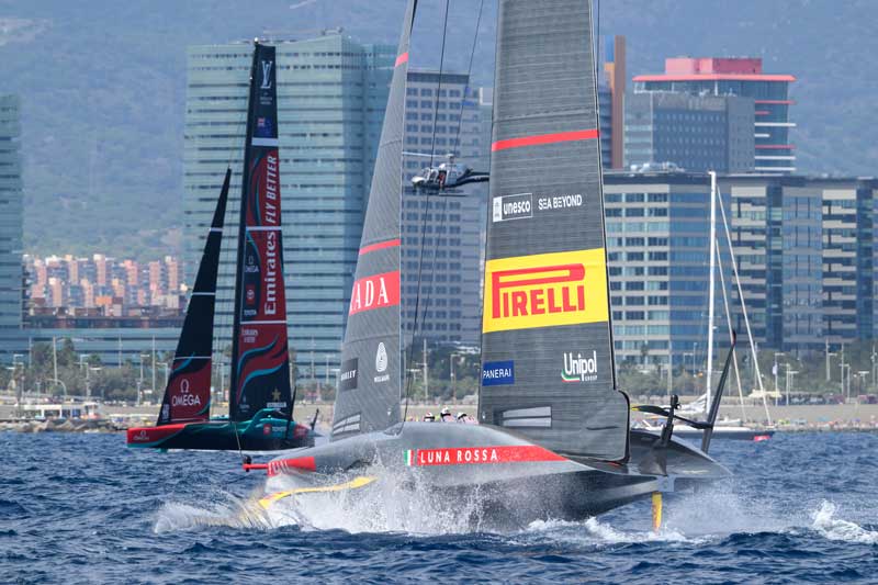 Amura,AmuraWorld,AmuraYachts, La victoria de Emirates Team New Zealand sobre Rossa Prada Pirelli le significó ganar la Louis Vuitton Preliminary Regatta.