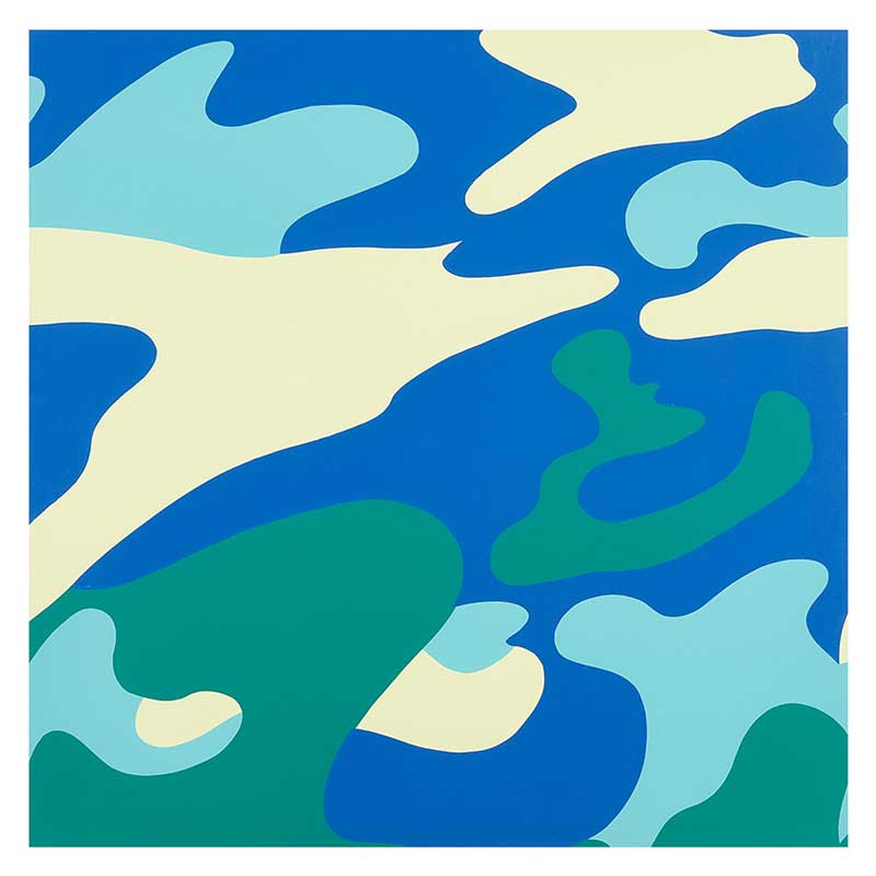 Amura,AmuraWorld,AmuraYachts, Una placa de <em>Camouflage</em>, 1987.