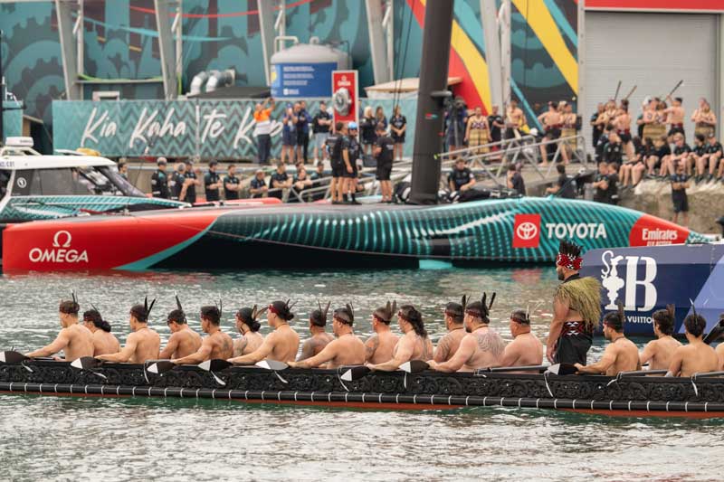 Amura,AmuraWorld,AmuraYachts, Emirates Team New Zealand tiene una ventaja de 4-0 sobre Ineos Brittania.