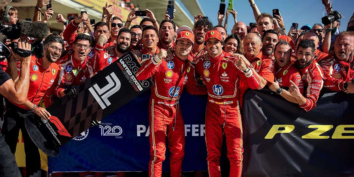 Ferrari hace el 1-2 en Austin