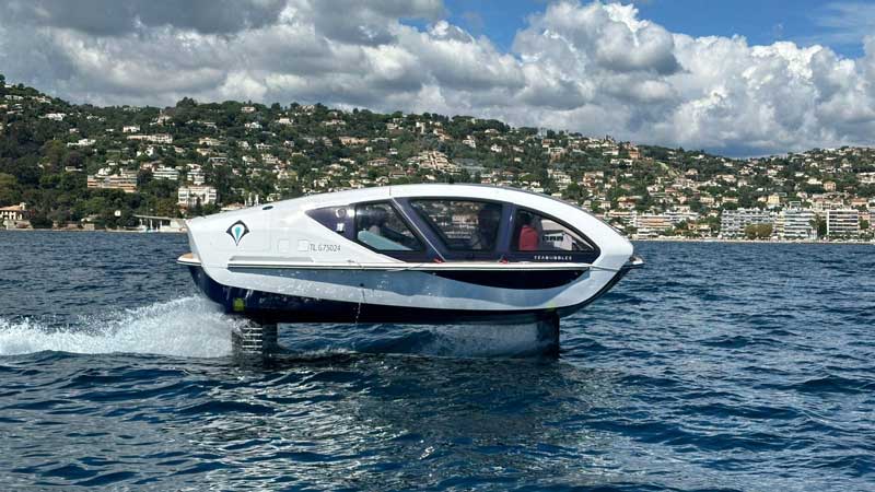 Amura,AmuraWorld,AmuraYachts, SeaBubbles mejora la eficiencia energética de las embarcaciones, especialmente las eléctricas.