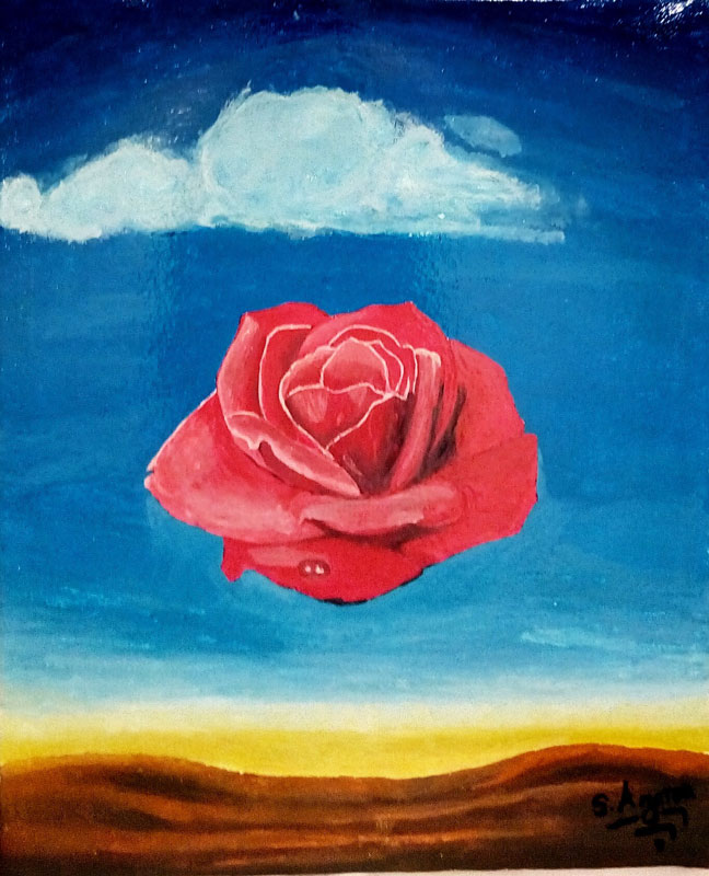 Amura,AmuraWorld,AmuraYachts, Salvador Dalí. <em><i>Rosa Meditativa.</i></em>