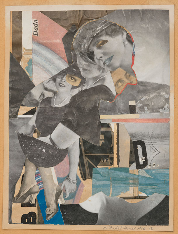 Amura,AmuraWorld,AmuraYachts, Hannah Höch (1889-1978), <em><i>Da-Dandy</i></em>, 1919. Fotomontaje sobre papel colocado sobre el soporte del artista. Hoja: 27 x 20.2 cm.