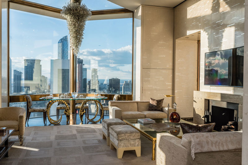 Amura,AmuraWorld,AmuraYachts, Las habitaciones del Four Seasons Hotel New York se caracterizan por el lujo.