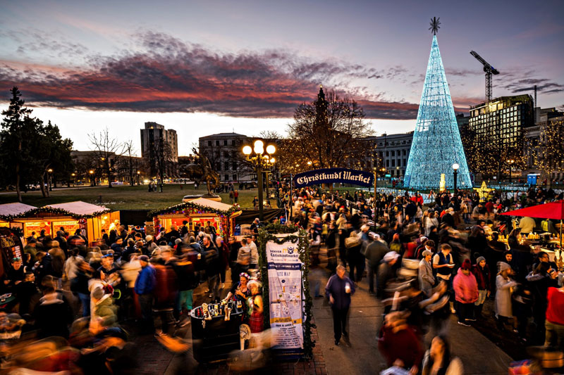 Amura,AmuraWorld,AmuraYachts, Christkindlmarket, en Chicago, Illinois.