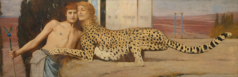 Amura,AmuraWorld,AmuraYachts, Fernand Khnopff (1858-1921), Caresses.