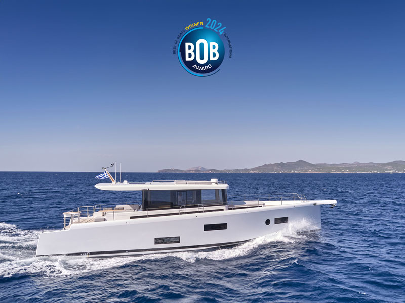 Amura,AmuraWorld,AmuraYachts, Por su innovación tecnológicas, el Omikron Yachts recibió el premio Best of Boats del salón náutico Boat & Fun de Berlín.