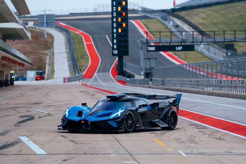 Amura,AmuraWorld,AmuraYachts, El Circuito de las Américas, en Austin, Texas, puso a prueba la conducción del Bugatti Bolide.