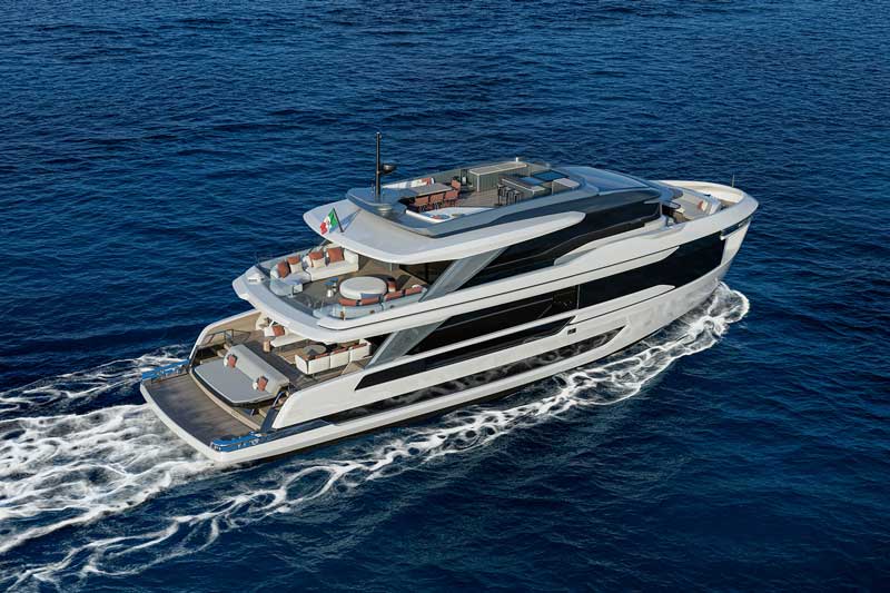 Amura,AmuraWorld,AmuraYachts, Con un par con <strong><b>motores MAN de 1,550 CV cada uno</b></strong>, puede alcanzar una velocidad máxima de 15.5 nudos.