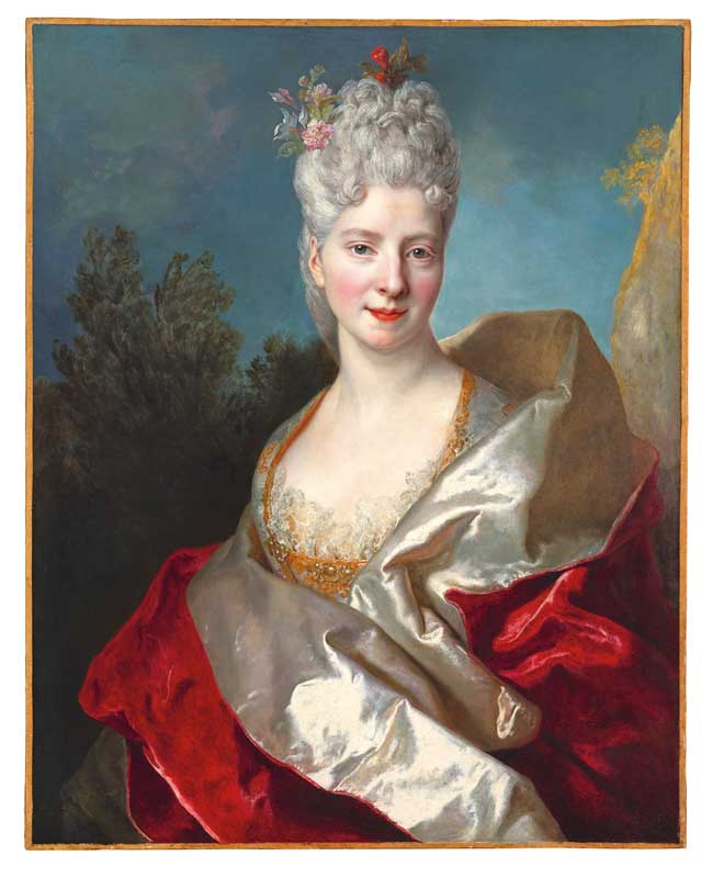 Amura,AmuraWorld,AmuraYachts, Nicolas de Largillierre (1656-1746), <em><i>Retrato de una mujer, à mi-corps</i></em>. Óleo sobre lienzo. 81.2×65 cm.