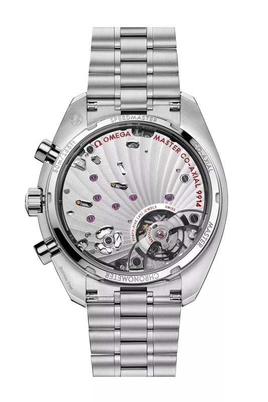 Amura,AmuraWorld,AmuraYachts, El cristal de zafiro permite ver parte del calibre 9914 Co-Axial Master Chronometer.