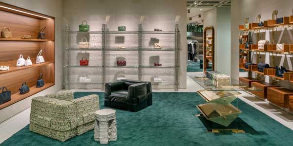 This is the new Bottega Veneta flagship store in Chicago