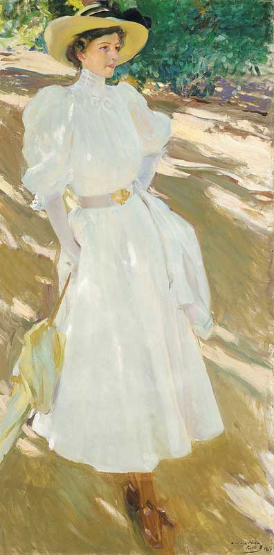 Amura,AmuraWorld,AmuraYachts, Joaquín Sorolla y Bastida (1863-1923), <em><i>María a La Granja</i></em>, 1907. Óleo sobre lienzo. Foto: Museo de Arte de San Diego.