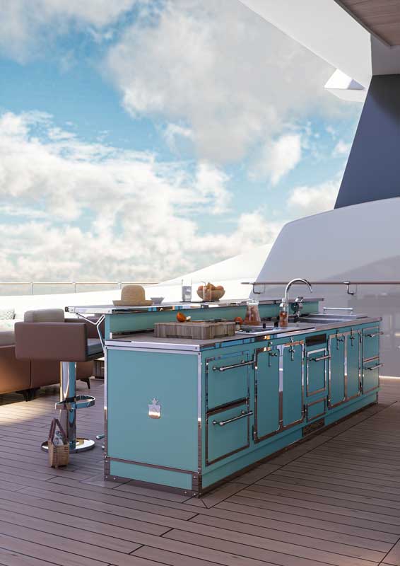 Amura,AmuraWorld,AmuraYachts, Sundeck Retreat: frescura mediterránea en el <em>flybridge</em>.