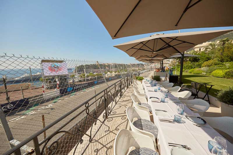 Amura,AmuraWorld,AmuraYachts, Así se disfruta el Gran Premio de Mónaco desde la terraza McLaren.