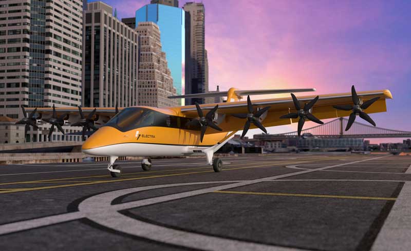 Amura,AmuraWorld,AmuraYachts, El EL9 de Electra requiere de 45 metros para aterrizar y despegar.