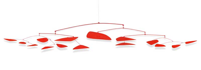 Amura,AmuraWorld,AmuraYachts, Alexander Calder (1898-1976), <em><i>Big Horizontal Red</i></em>, 1956. Chapa metálica, alambre y pintura. 38.1 x 317.5 x 71.1 cm.