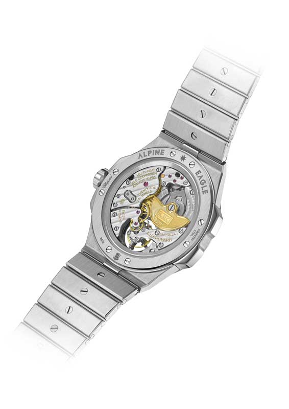 Amura,AmuraWorld,AmuraYachts, El cristal de zafiro permite observar el calibre L.U.C 96.24-L.
