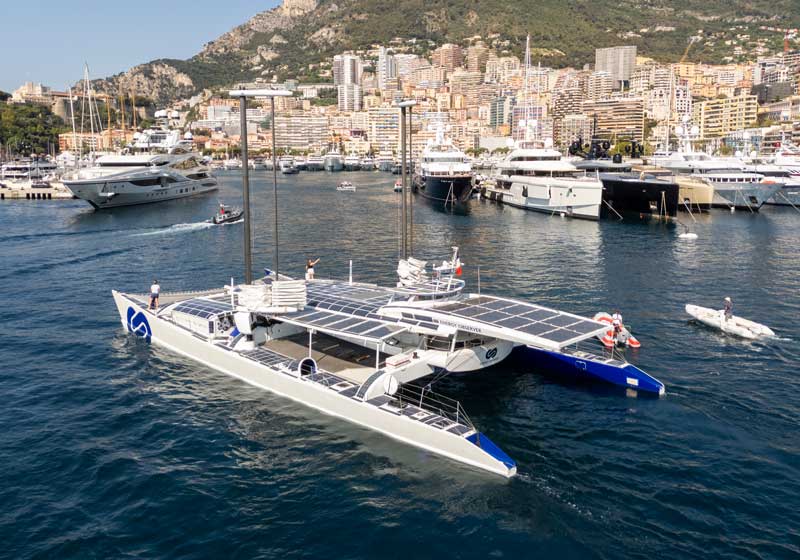 Amura,AmuraWorld,AmuraYachts, El catamarán <em>Energy Observer</em>, invitado especial al Monaco Energy Boat Challenge. @Borlenghi.