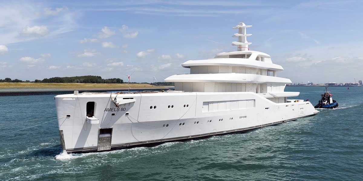 Damen Yachting celebra la llegada del Amels 80