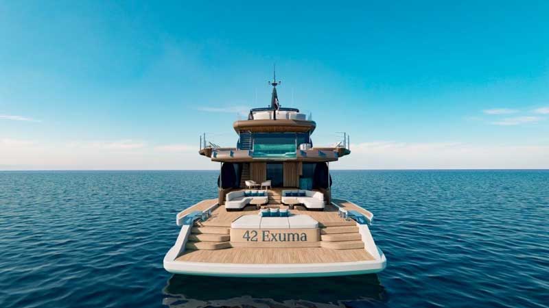 Amura,AmuraWorld,AmuraYachts, Las áreas sociales fueron privilegiadas en el diseño de <em>Maiora 42 Exuma</em>.